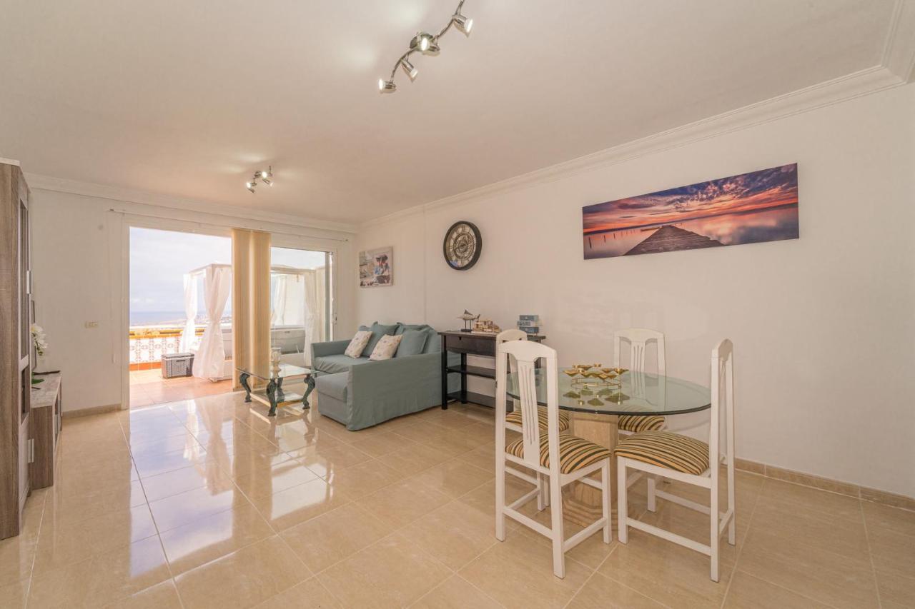 Luxury Penthouse 105M2,Bali Bed,Heated Pool,Sunset Apartment Costa Adeje  Ngoại thất bức ảnh