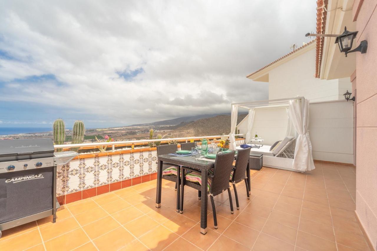 Luxury Penthouse 105M2,Bali Bed,Heated Pool,Sunset Apartment Costa Adeje  Ngoại thất bức ảnh