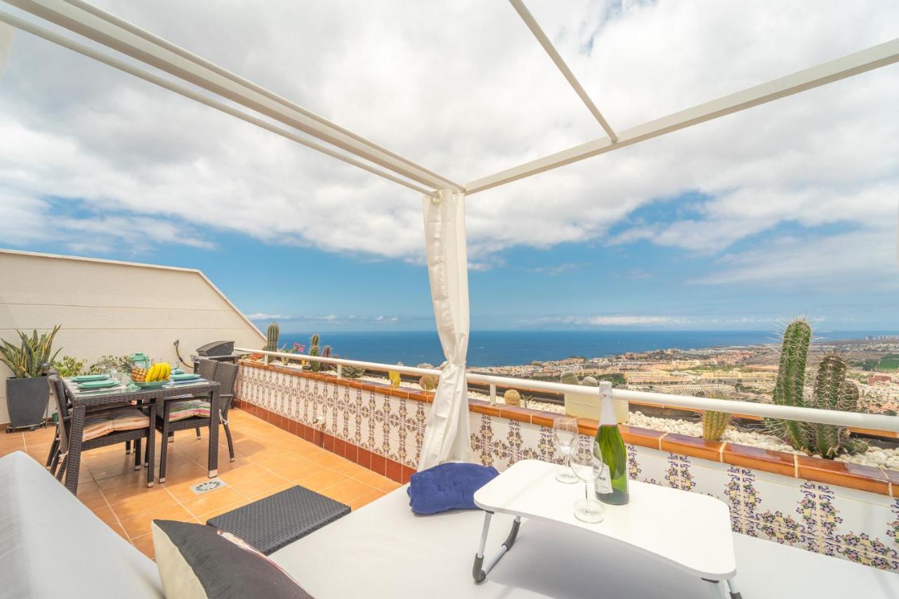 Luxury Penthouse 105M2,Bali Bed,Heated Pool,Sunset Apartment Costa Adeje  Ngoại thất bức ảnh
